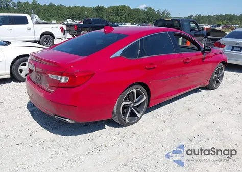 2018 Honda Accord Sport из США, поврежденный, VIN 1HGCV1F37JA163652